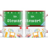 Personalised Green Chalkboard Teacher Mug, view 15