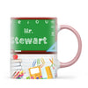 Personalised Green Chalkboard Teacher Mug, view 14