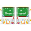 Personalised Green Chalkboard Teacher Mug, view 18