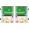 Personalised Green Chalkboard Teacher Mug, view 21