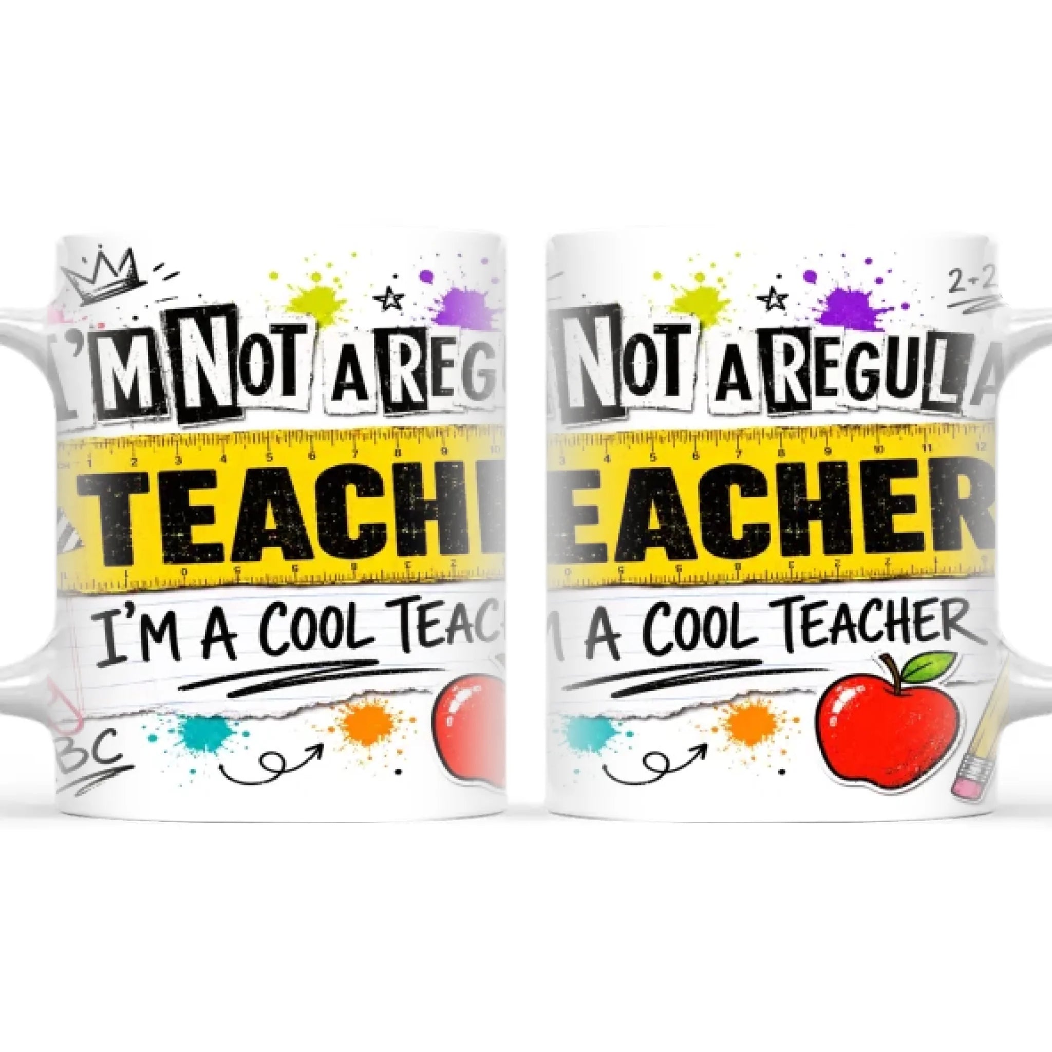 I'm Not a Regular Teacher, I'm a Cool Teacher Mug, view 3