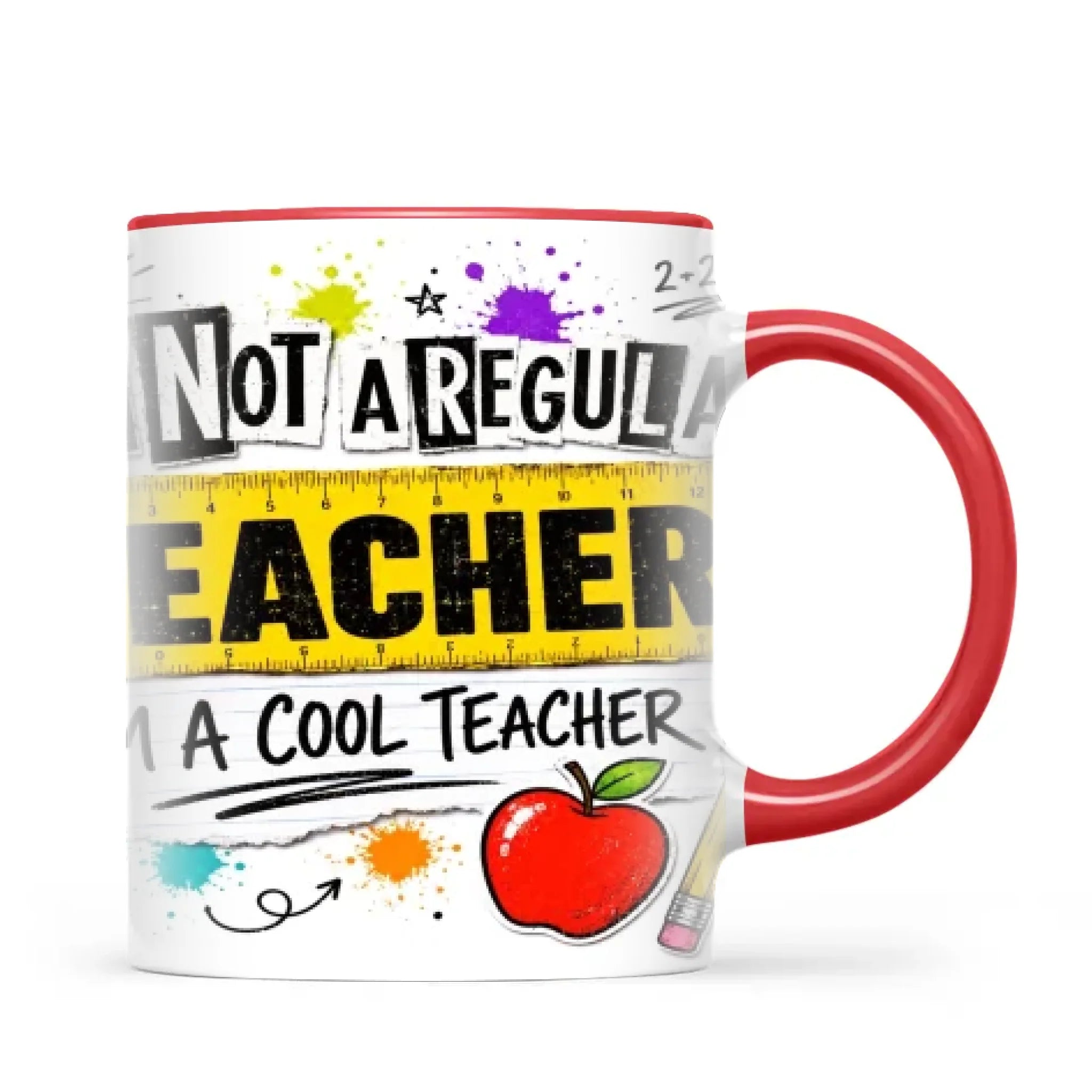 I'm Not a Regular Teacher, I'm a Cool Teacher Mug, view 5