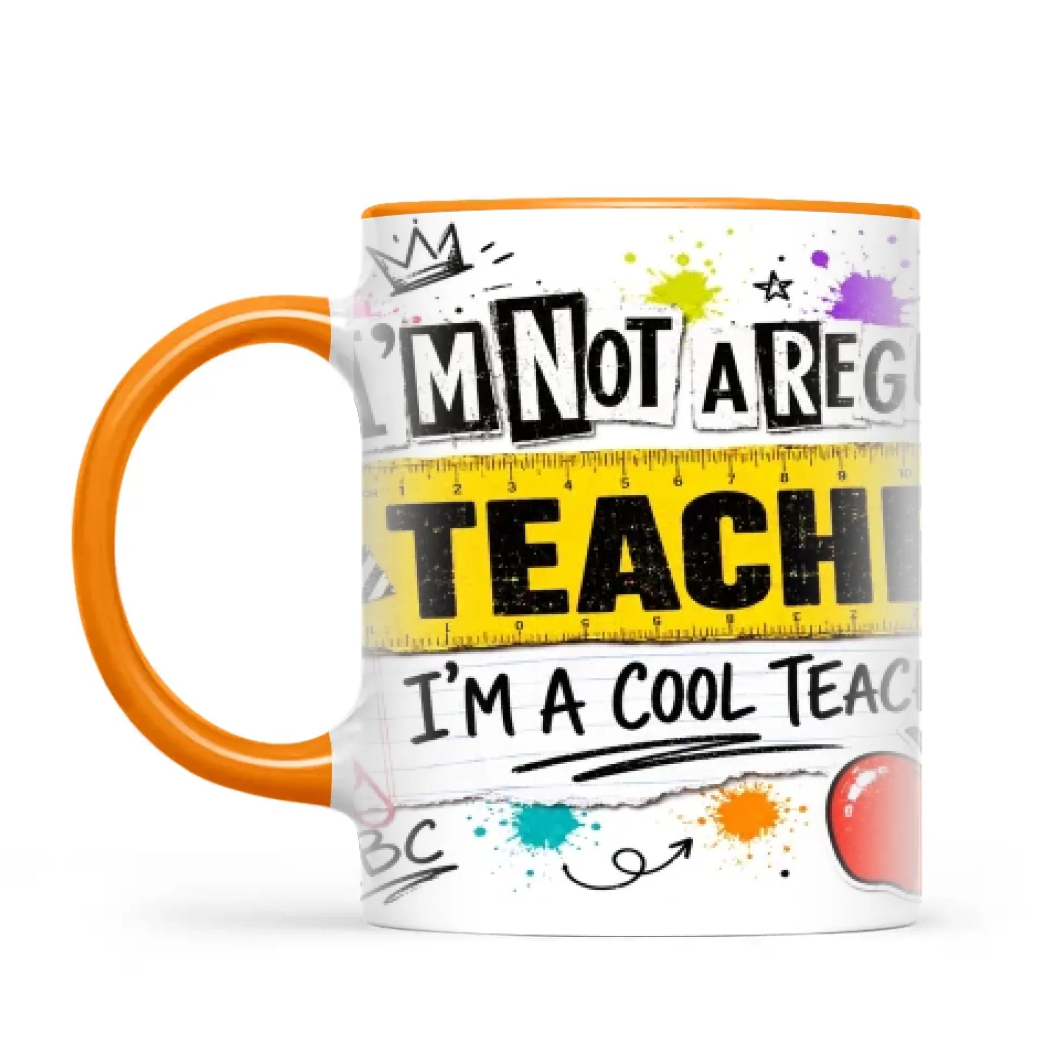 I'm Not a Regular Teacher, I'm a Cool Teacher Mug, view 10