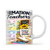 Affirmations for Teachers Mug, view 2