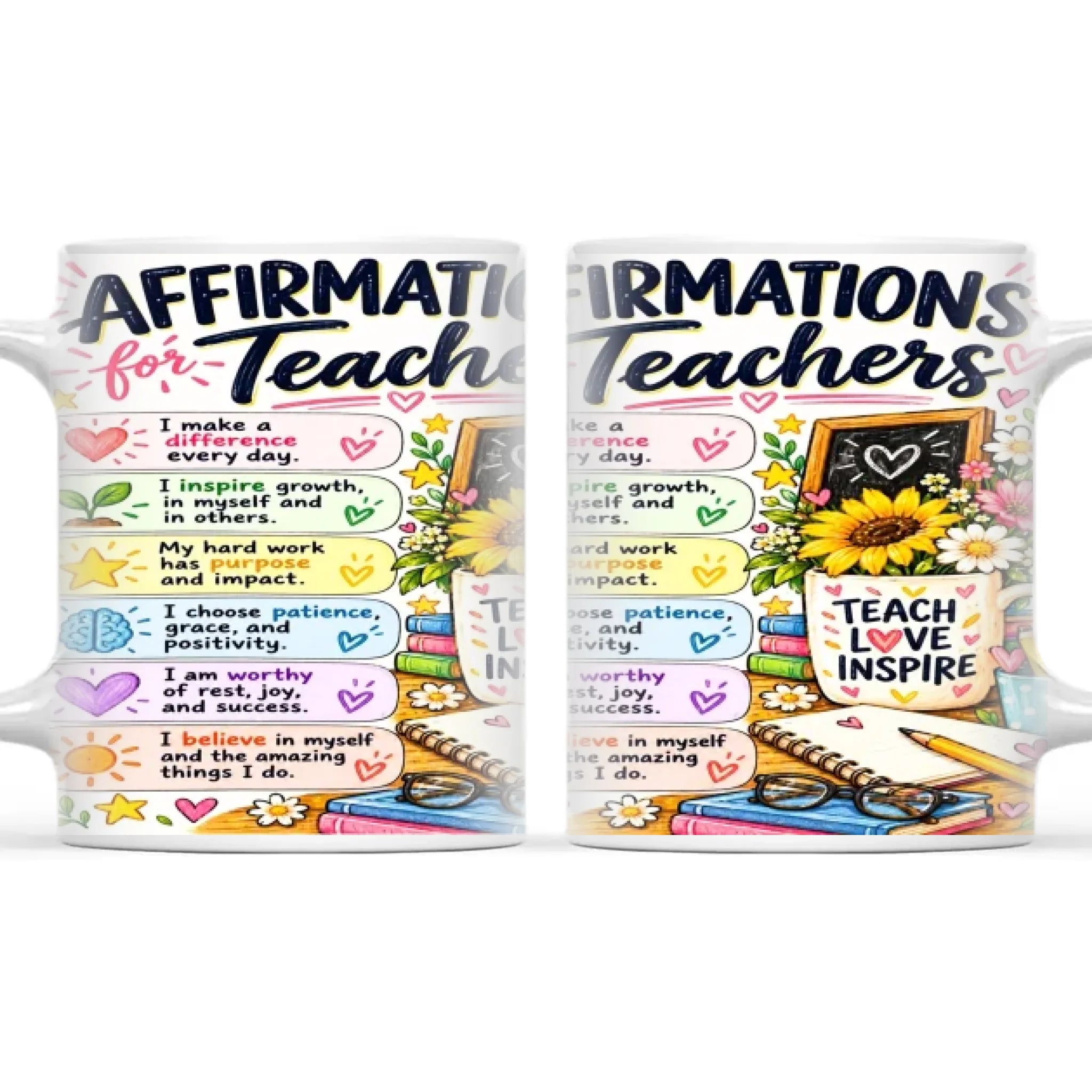 Affirmations for Teachers Mug, view 3