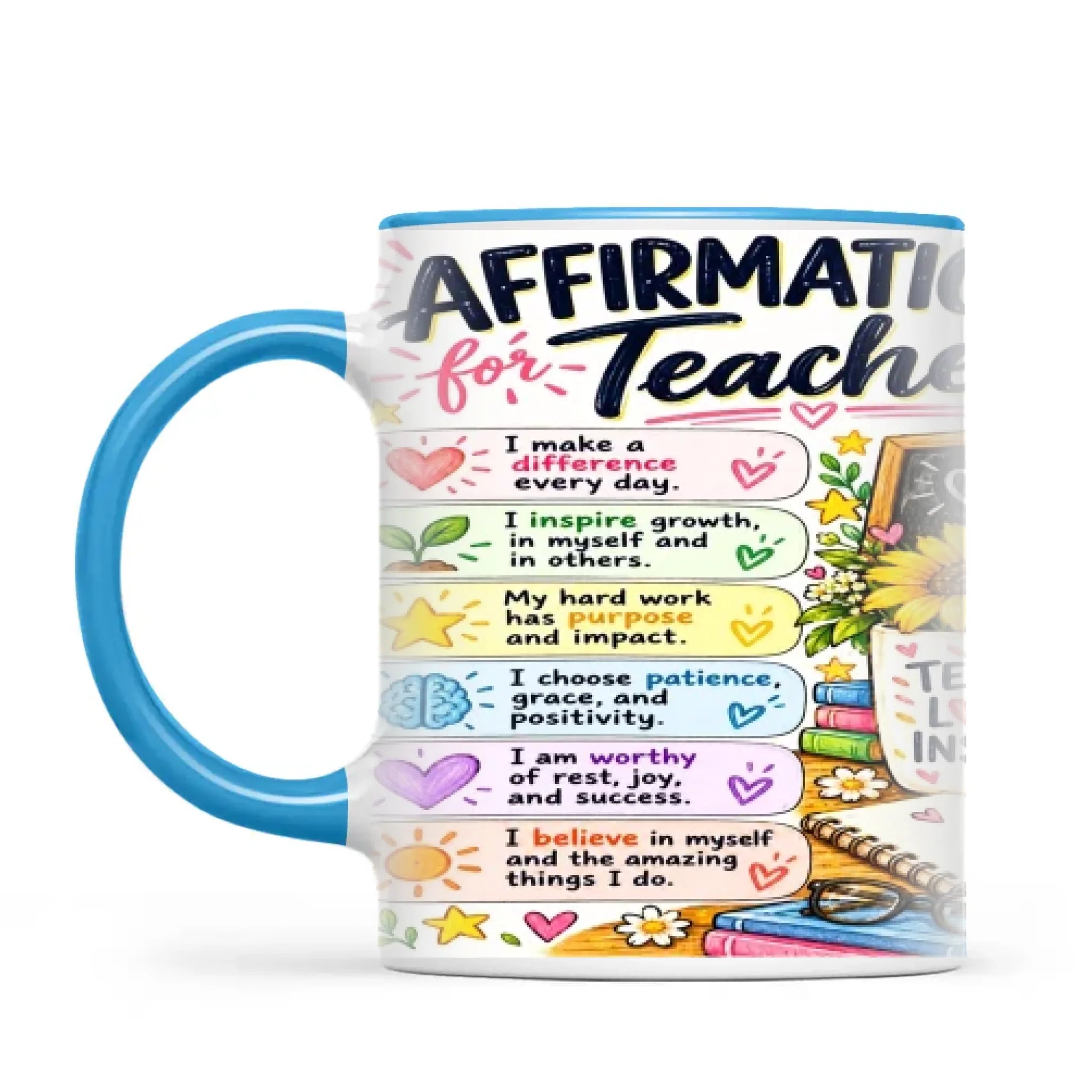 Affirmations for Teachers Mug, view 7