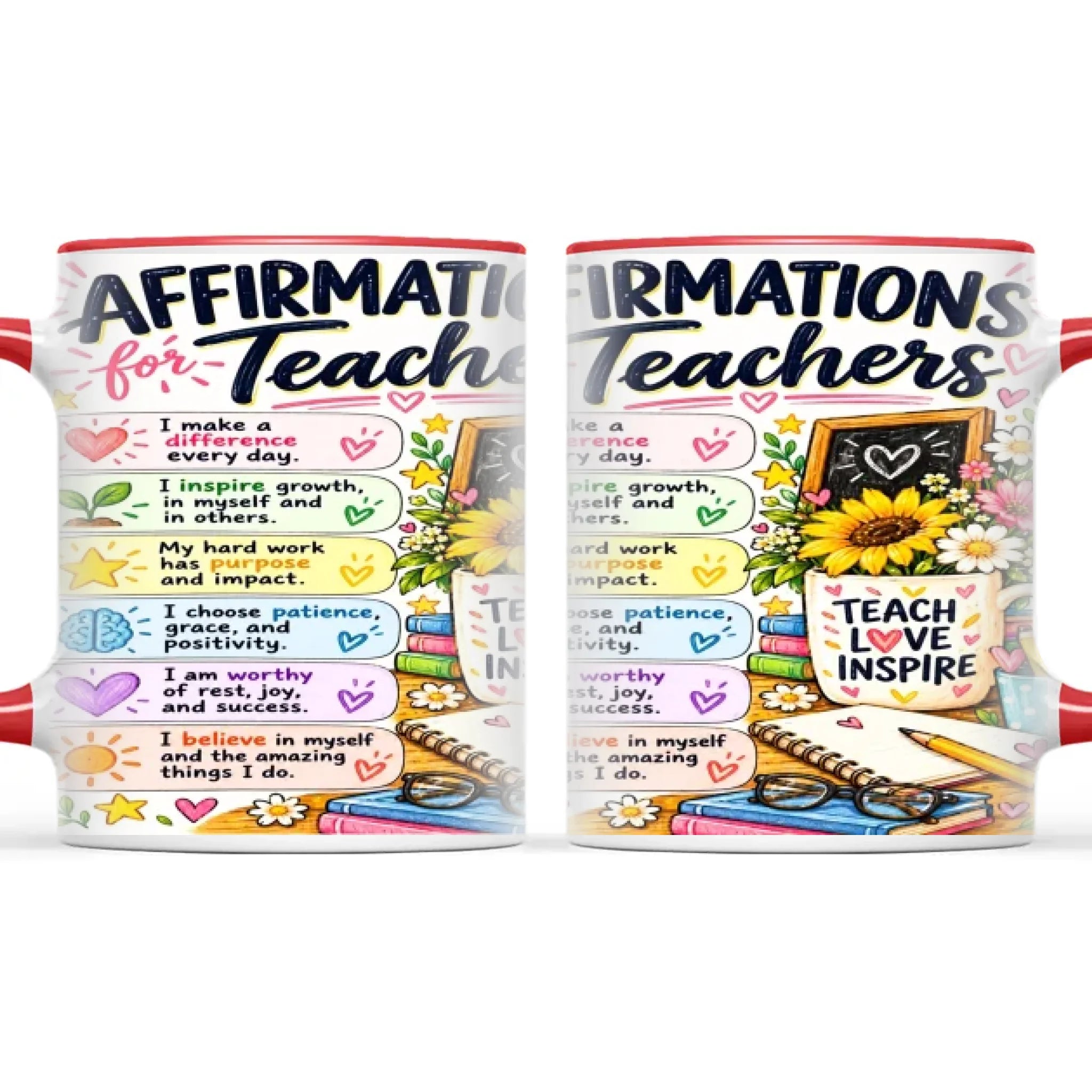 Affirmations for Teachers Mug, view 6