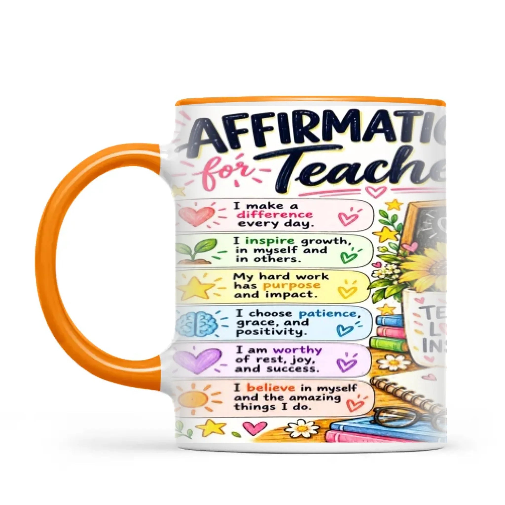 Affirmations for Teachers Mug, view 10