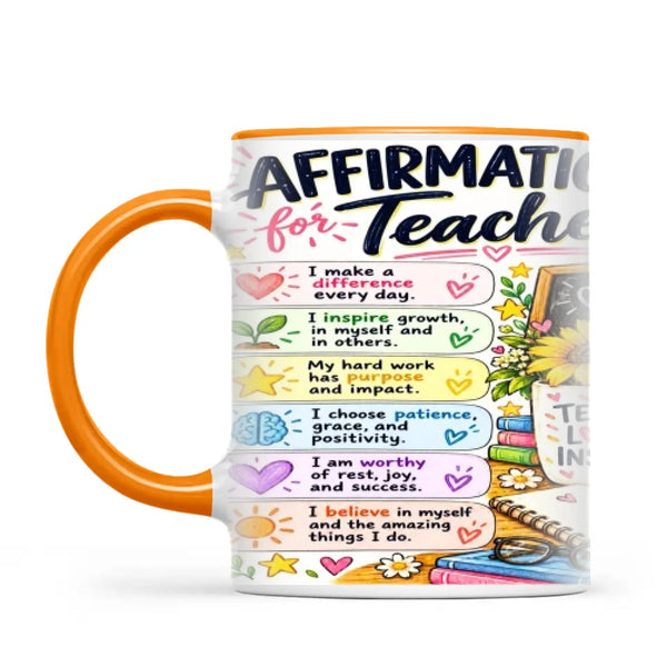 Affirmations for Teachers Mug, view 10
