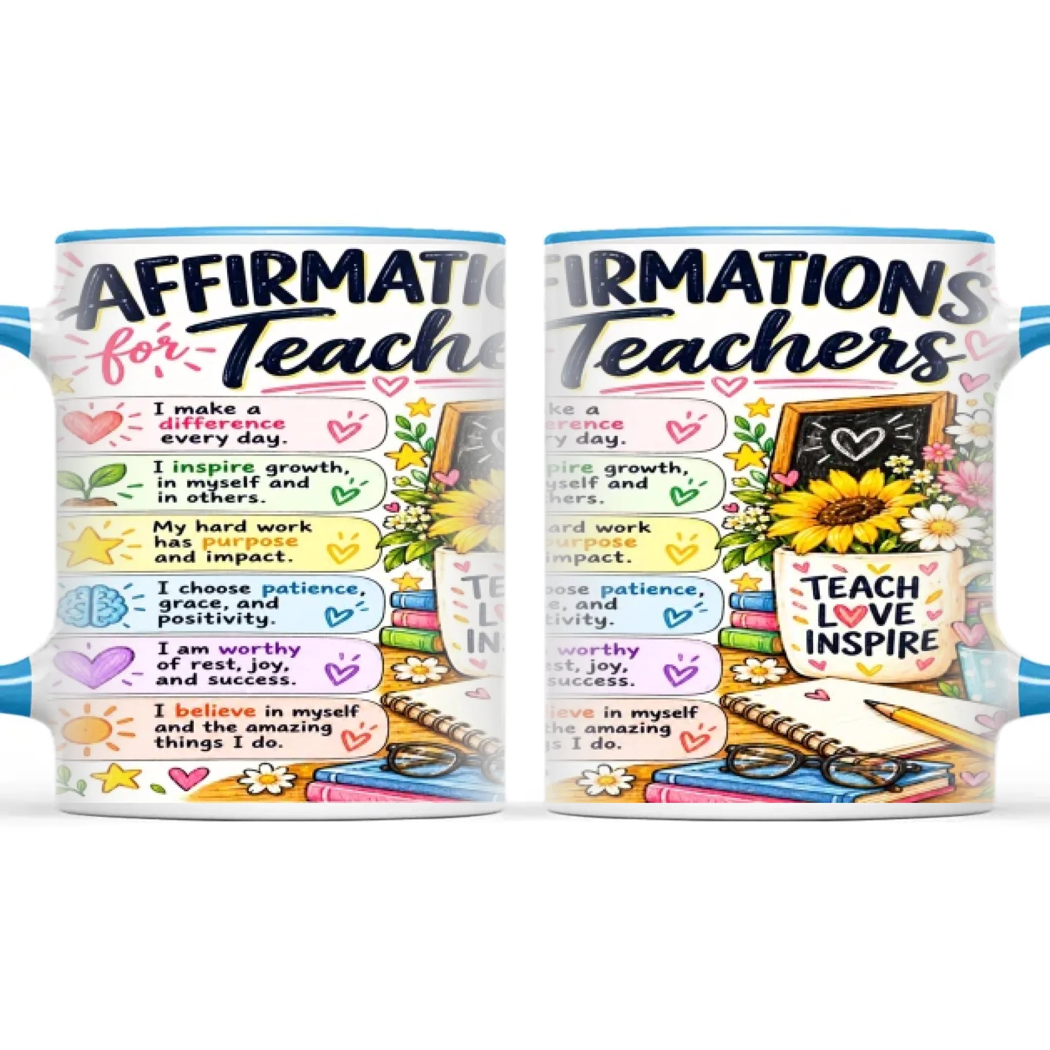 Affirmations for Teachers Mug, view 9
