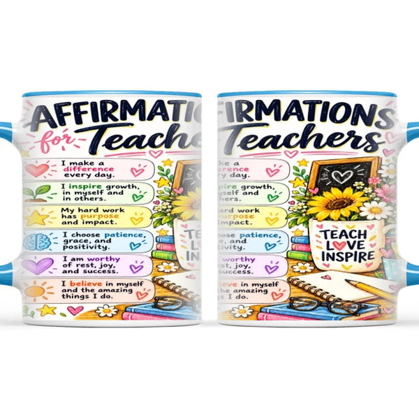Affirmations for Teachers Mug, view 9