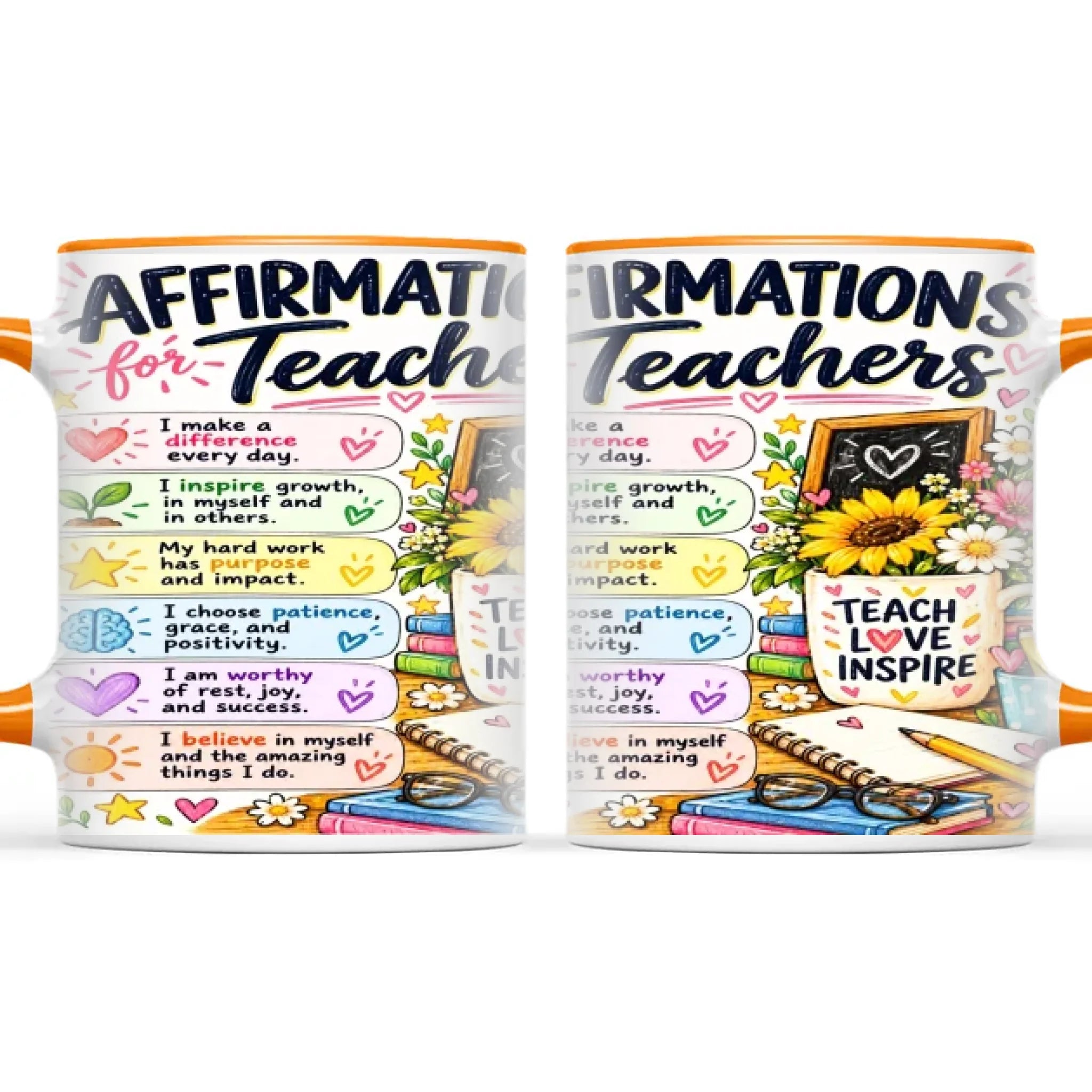 Affirmations for Teachers Mug, view 12