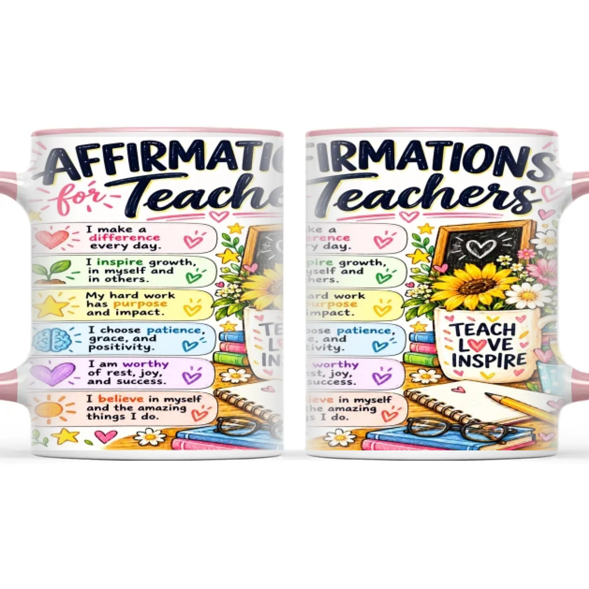 Affirmations for Teachers Mug, view 15