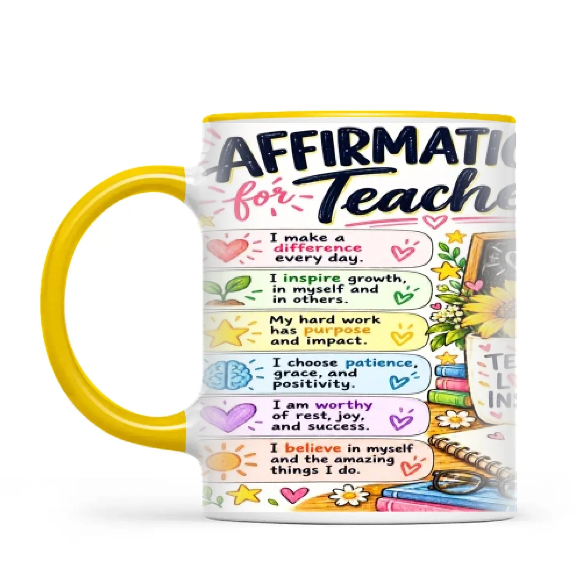 Affirmations for Teachers Mug, view 16
