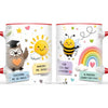 Thank You Teacher Mug, Owl, Bee and Rainbow, view 6