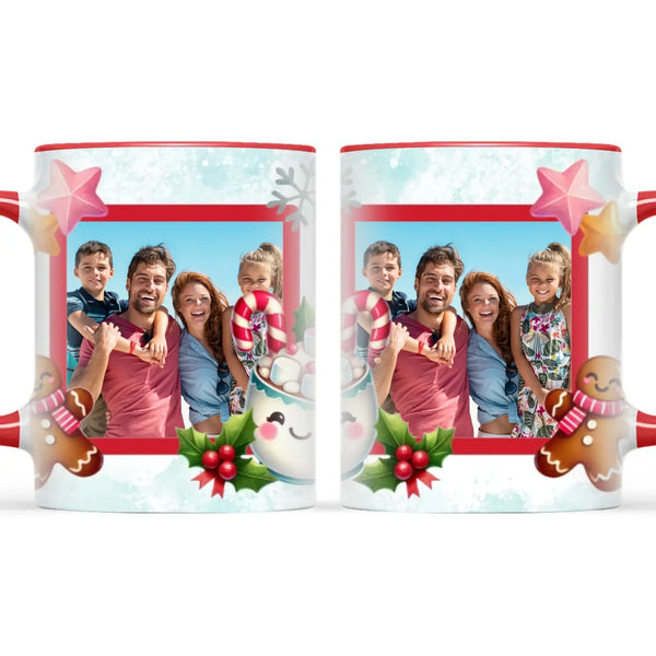 Personalised Christmas Hot Cocoa Photo Mug, view 6