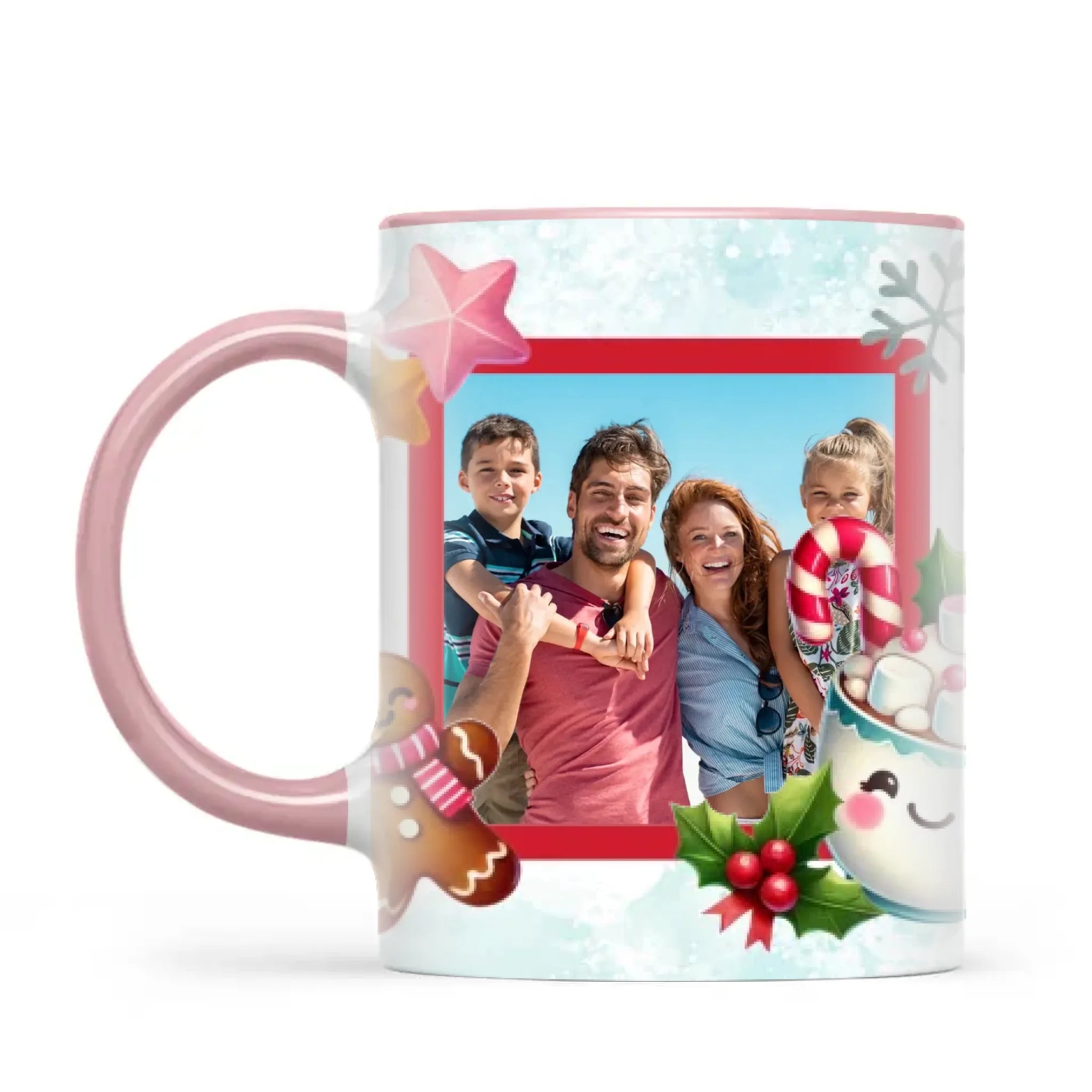 Personalised Christmas Hot Cocoa Photo Mug, view 13