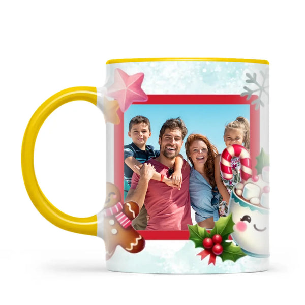 Personalised Christmas Hot Cocoa Photo Mug, view 16