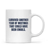 Personalised Office Survivor Cartoon Mug from Your Photo, view 2