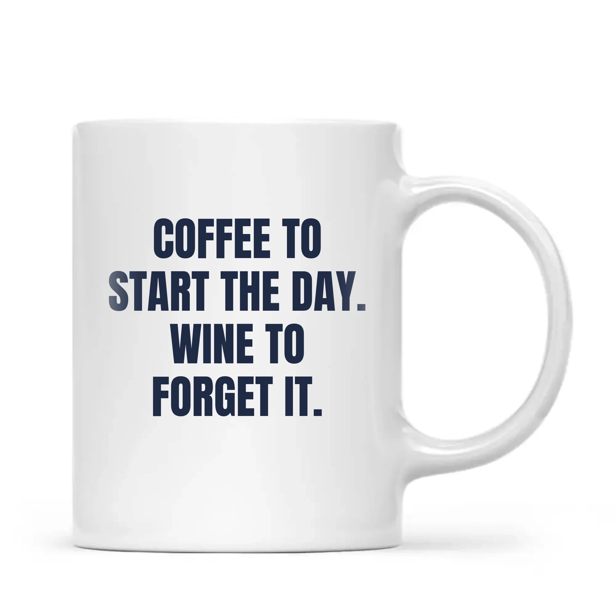 Personalised Coffee to Wine Cartoon Mug from Your Photo, view 2