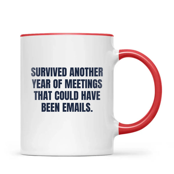 Personalised Office Survivor Cartoon Mug from Your Photo, view 5