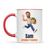 Personalised Office Leaving Cartoon Mug from Your Photo, view 4