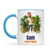 Personalised Plant Parent Cartoon Mug from Your Photo, view 7