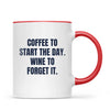 Personalised Coffee to Wine Cartoon Mug from Your Photo, view 5