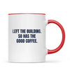 Personalised Office Leaving Cartoon Mug from Your Photo, view 5