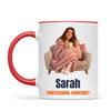 Personalised Professional Homebody Cartoon Mug from Your Photo, view 4