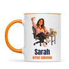 Personalised Office Survivor Cartoon Mug from Your Photo, view 10