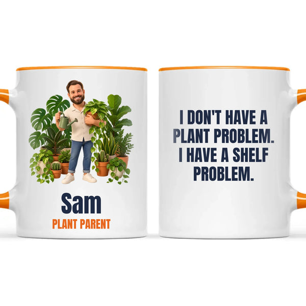 Personalised Plant Parent Cartoon Mug from Your Photo, view 12