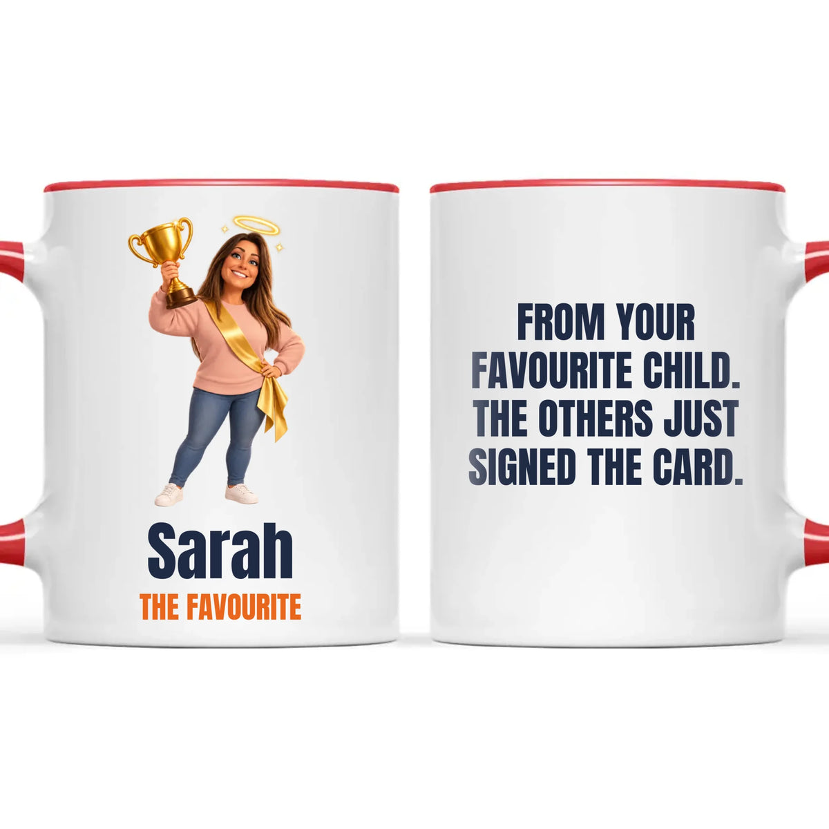 Personalised Favourite Child Cartoon Mug from Your Photo, view 6