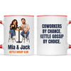 Personalised Work Friends Cartoon Mug from Your Photo, view 6
