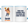 Personalised Favourite Child Cartoon Mug from Your Photo, view 9