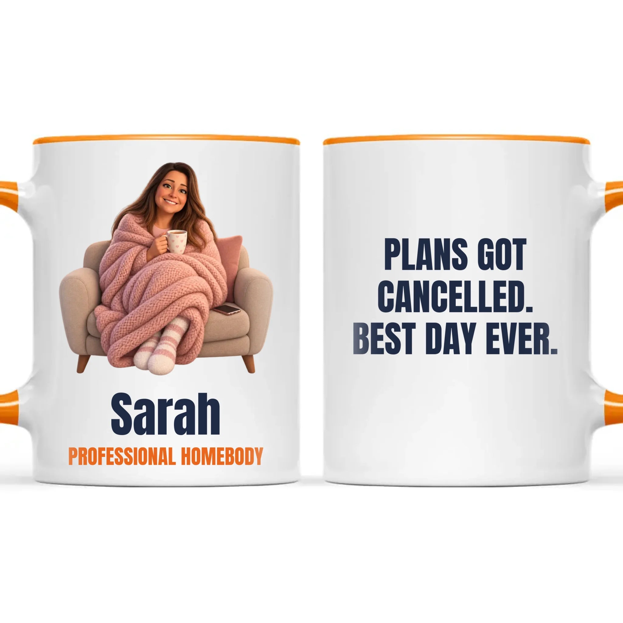 Personalised Professional Homebody Cartoon Mug from Your Photo, view 12