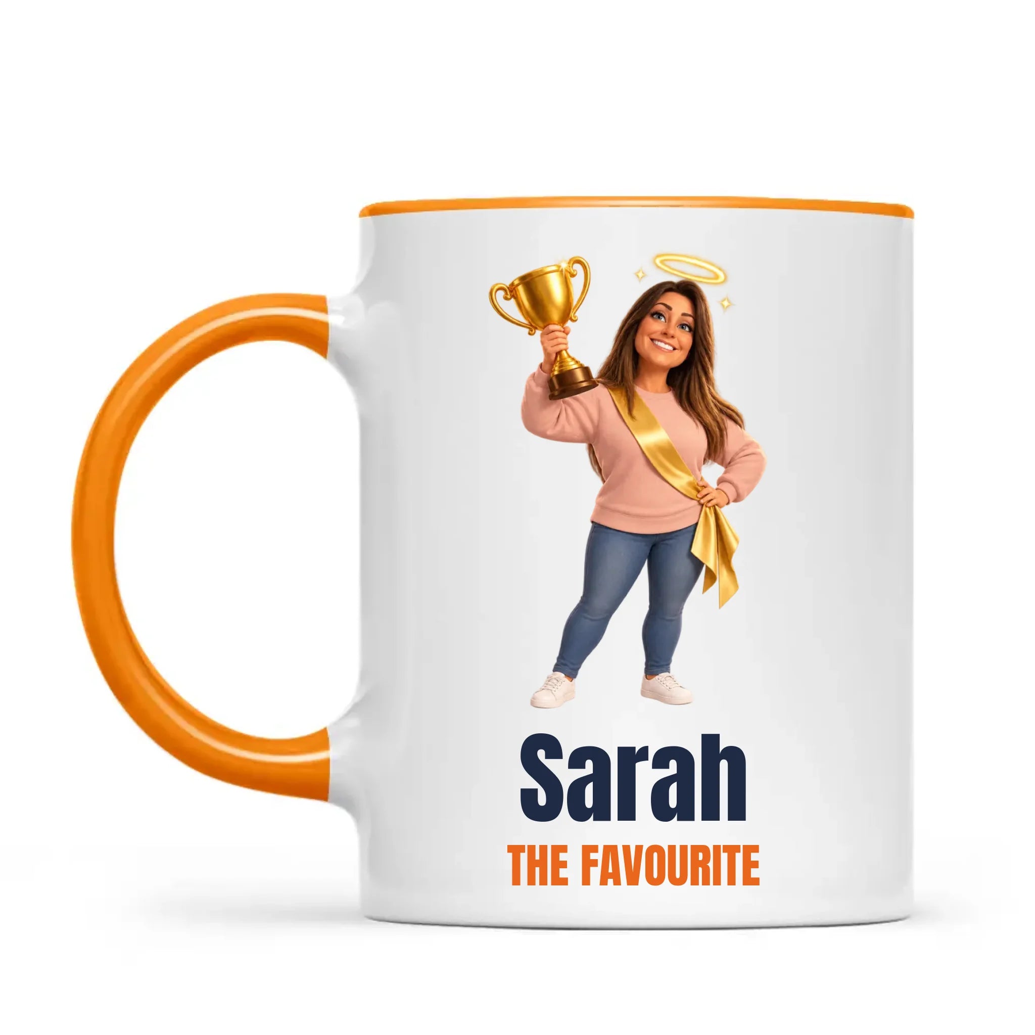 Personalised Favourite Child Cartoon Mug from Your Photo, view 10