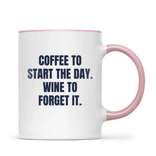 Personalised Coffee to Wine Cartoon Mug from Your Photo, view 14