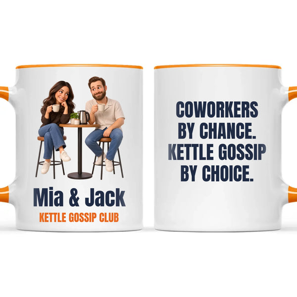 Personalised Work Friends Cartoon Mug from Your Photo, view 12