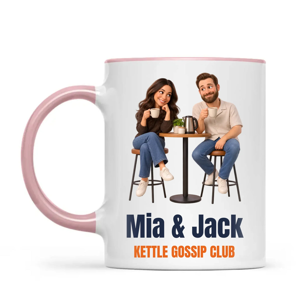 Personalised Work Friends Cartoon Mug from Your Photo, view 13
