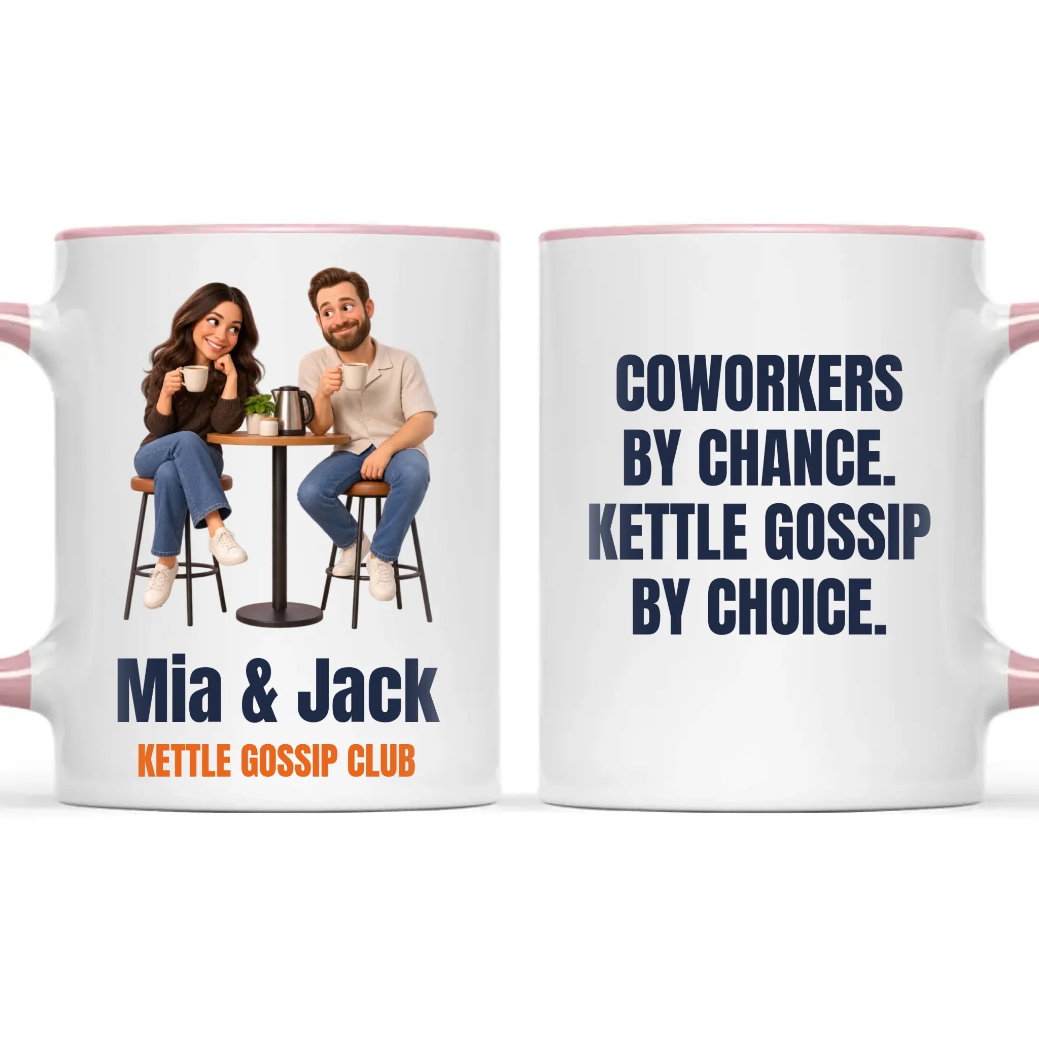 Personalised Work Friends Cartoon Mug from Your Photo, view 15