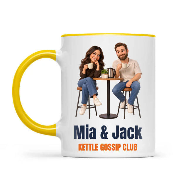 Personalised Work Friends Cartoon Mug from Your Photo, view 16