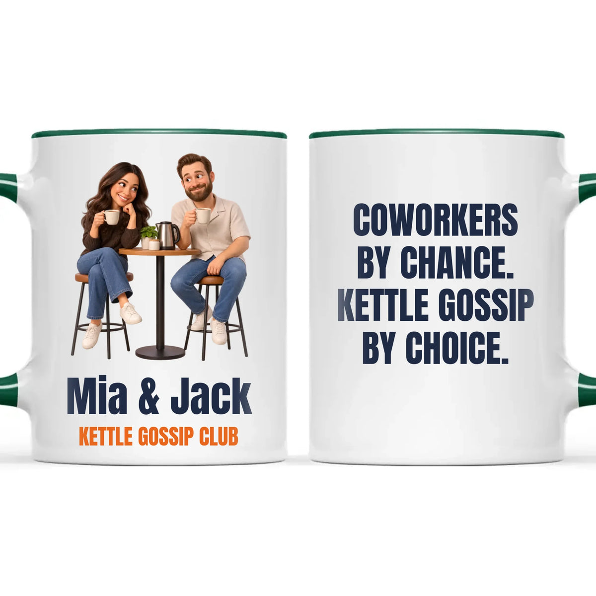 Personalised Work Friends Cartoon Mug from Your Photo, view 21