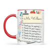 Personalised Teacher Thank You Note Mug, view 4