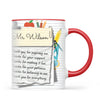 Personalised Teacher Thank You Note Mug, view 5