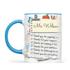 Personalised Teacher Thank You Note Mug, view 7