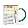 Personalised Teacher Thank You Note Mug, view 20