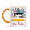 Personalised It Takes a Big Heart Teacher Mug, view 10