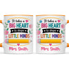 Personalised It Takes a Big Heart Teacher Mug, view 12