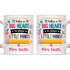 Personalised It Takes a Big Heart Teacher Mug, view 15